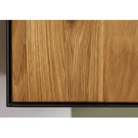 Massivmoebel24 Hängevitrine Starnberg 30 x 30 x 140 cm Beige