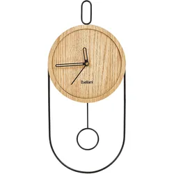 Wanduhr SIERRE MDF-Platte Heller Holzfarbton