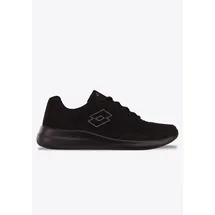 lotto Sneaker LOTTO, Damen, Gr. 40, schwarz (schwarz, grau), Synthetik, Textil, Schuhe Sneaker, - besonders leicht & bequem