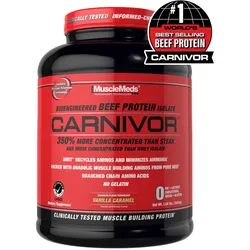 MuscleMeds Carnivor(TM) 100% Beef Protein (1624 g, Vanille Karamell)