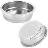 51mm Kaffeefilter, Edelstahl Kaffeefilterkorb, wiederverwendbares Feinmaschiges Kaffeemaschinenzubehör für Zuhause, Büro, Cafe