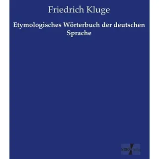 Vero Verlag Etymologisches Wörterbuch der deutschen Sprache