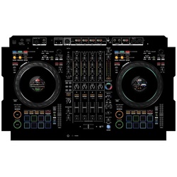 dj-skins Spielzeug-Musikinstrument, Pioneer DJ – DDJ-FLX10 Skin – Black – DJ Skin