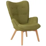 CLP Lounger Durham Stoff grün