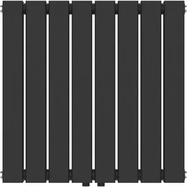 neu.haus Designheizkörper Nore 600 x 600 mm 809 W schwarz Mittelventil