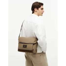 Tommy Hilfiger TH HERITAGE SATCHEL Umhängetasche Leder Brown
