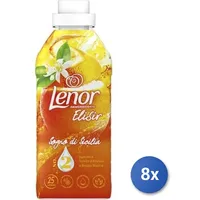 8X Bundle Lenor Weichspüler Konzentrat 25 Wäschen Elixier Sizilien