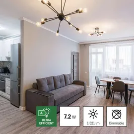 EMOS LED-Lampe A60, A CLASS E27 7,2 W 1521 lm, Warmweiß