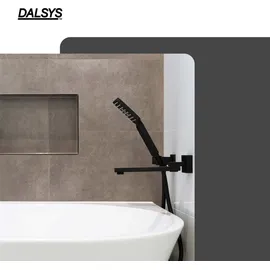 Dalsys Fliesenschiene Eckprofil Quadratprofil Edelstahl Gebürstet 2,5m x 8mm, Fliesenprofil