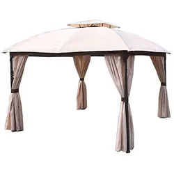 Garden Pleasure Pavillon Pires oval, creme