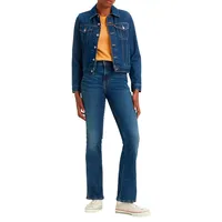 Levi's 725 Bootcut Jeans mit hohem Bund in Mittelblau-W28
