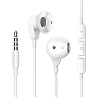 für 3.5mm In-Ear kopfhörer mit Kabel in Ear kopfhörer Kabel Ohrhörer mit Mikrofon und Lautstärkeregler für iPad, iPod, iPhone,MP3, Huawei, xiao mi, Leichte Ohrhörer mit 3.5mm Kopfhörern