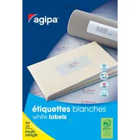 Agipa Universal-Etiketten - Kleinpackung, 50 x 25 mm, weiß