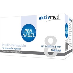 PEN NADELN Universal 8 Kanülen 0,26x8 mm