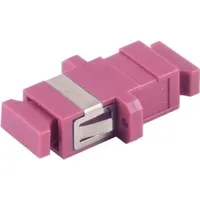 ShiverPeaks maximum connectivity LWL-Verbinder, SC-SC, Simplex, violett