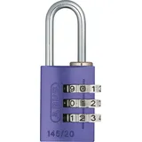 ABUS Zahlenschloss 145/20 lila