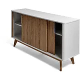 Jahnke Sideboard »WAVE SBS 145 Montana Eiche/Weiss