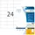 Herma Folienetiketten 4685 transparent 70,0 x 37,0 mm 25 Blatt