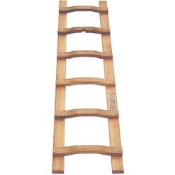 Holz Dachdeckerleiter geleimt +4 Holzschrauben mit 14 Sprossen 4,06m lang