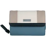 Tom Tailor »Juna«, soft genarbte ledrige Materialien mit glänzenden Metall-Accessoires, blau,