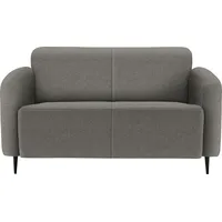 2-Sitzer INOSIGN "Marone", grau (anthrazit), B:140cm H:76cm T:90cm, Struktur fein 100% Polyester;Luxus-Microfaser weich 100% Polyester, Sofas