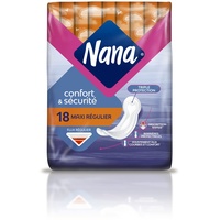 Nana Maxi Normal Damenbinden Maxi, 4er Pack (4 x 18 Stück)