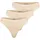 Only ONLVICKY RIB S-LESS THONG 3 St. Beige L