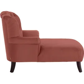 Home Affaire Loveseat HOME AFFAIRE "Amiens Sessel Loungesessel", rot, B:93cm H:94cm T:144cm, Struktur fein (100% Polyester);Samtoptik (100% Polyester), Sessel, mit wunderschöner Knopfheftung im Rücken