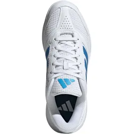 adidas Ligra 8 Indoor Herren Cloud Weiß/Ray Blau/Lucid Aquamarine 42,5