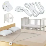 MEISHANG Gurt für Babybett,Beistellbett Befestigung,Beistellbetten-Gurt,Gurt für Boxspringbetten,Befestigung Beistellbett Boxspringbett