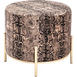 Haku-Möbel Hocker 48 x 40 x 48 cm Braun