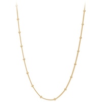Solar necklace - Vergoldet-Silber Sterling 925 / 450 - 45 cm - Pernille Corydon