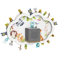 Holzura Kinderregal Tonieregal für Toniebox, Kinderregal Wolke Regal Tonie Figuren