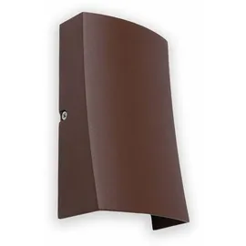 faro BARCELONA Außenwandleuchte Aluminium 15,0 cm inkl. LED 3000K IP54 rostbraun