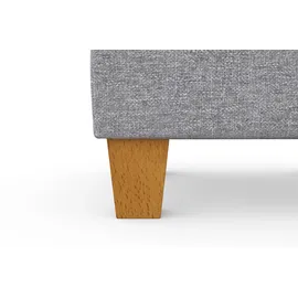 Home Affaire Polsterhocker Lindgren 61 x 46 x 61 cm Silber