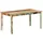 vidaXL Esstisch 80 x 76 x 80 cm orange