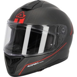 Acerbis Tarmak, Integralhelm - Schwarz/Grau/Rot - M