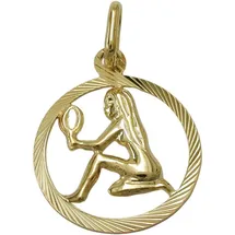 GALLAY Sternzeichen Jungfrau Gold 15mm