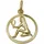 GALLAY Sternzeichen Jungfrau Gold 15mm