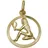 GALLAY Sternzeichen Jungfrau Gold 15mm