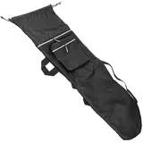 Sarini Skateboard-Rucksack, wasserdichte Umhängetasche, Tragetasche für Longboards für Reisende, Anfänger und Damen, leichte, wasserdichte Yoga-Tasche, Schwarz