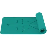 Good Nite Yogamatte Gymnastikmatte TPE 6mm Rutschfest Sportmatte Fitnessmatte Trainingsmatte Pilates Matte Hautfreundlich Phthalatfrei 183x61cm Yoga Pilates Homegym Workout