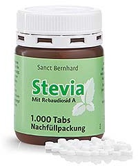 Compresse Stevia - ricarica da 1.000 compresse - 68 g