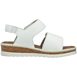 Rieker Sandalen Damen Weiß 39