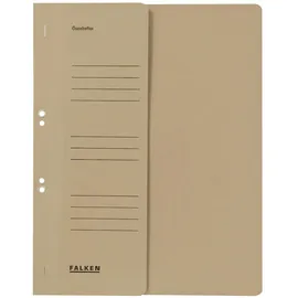 Falken Ösenhefter 80000508 DIN A4 kaufm. Heftung 250g Karton grau