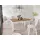 WFL GROUP Lancelot 160 x 75 x 80 cm braun