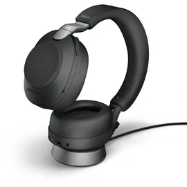 JABRA Evolve2 85 USB-C MS Teams schwarz mit Ladestation