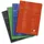 Clairefontaine 9161C Kladde mit Softcover-Einband (DIN A4, gebunden, französische Lineatur, 144 Blatt, 90 g/qm) 1 Stück farbig sortiert