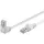 goobay Patchkabel 90° gewinkelt, F/UTP weiß