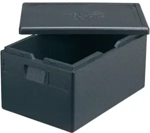 Thermo Future Box Thermobox ECO, schwarz, Thermobehälter für GN-Behälter, Für 1x GN 1/1, Nutzhöhe: 250mm